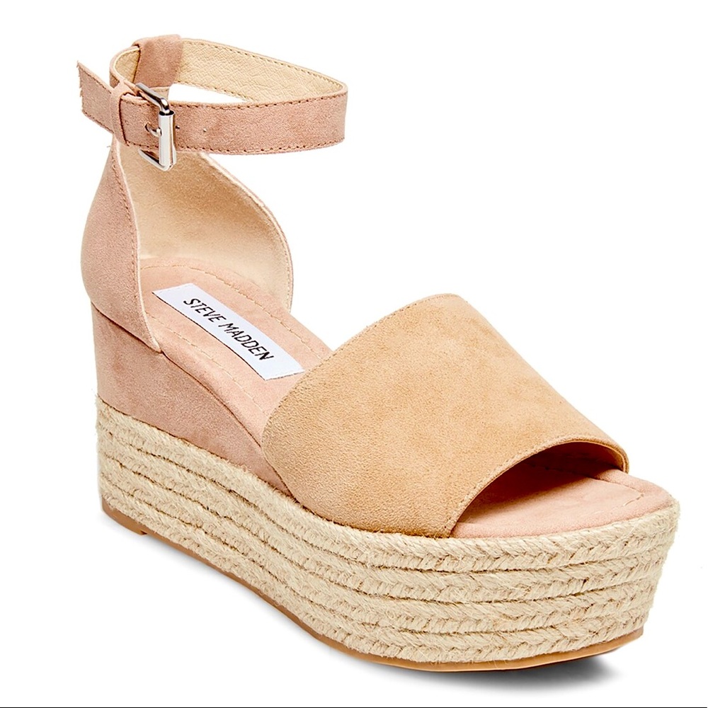 steve madden espadrille platform wedges